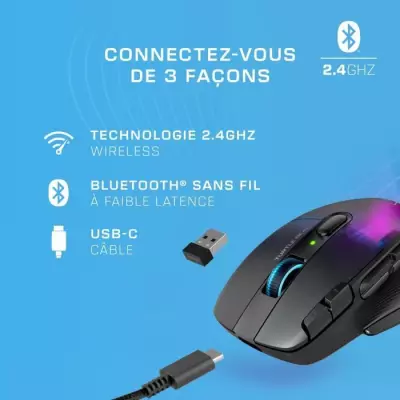 Souris gaming Turtle Beach Kone XP Air 19 000 DPI