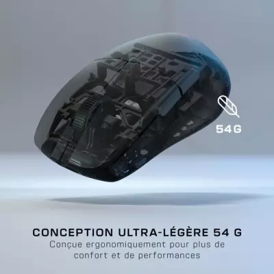 Souris gaming légère sans fil - TURTLE BEACH - Pure Air - Noire