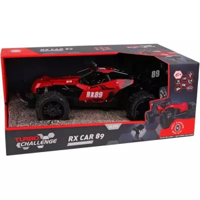 Voiture Télécommandée Rouge - TURBO CHALLENGE - 1/12 - Métal