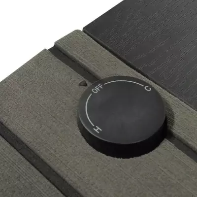 Support de douche solaire UBBINK - Réserve d'eau 20L - Anthracite | Douche Extérieure