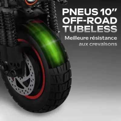Trottinette électrique tout terrain URBANGLIDE ECROSS PRO BOOST 2 - Performances exceptionnelles