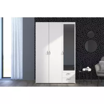 Armoire VARIA Parisot - Blanc élégant - Fabriqué en France