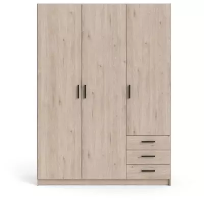 Armoire VEGA - Décor Gris Anthracite - Organisation Parfaite