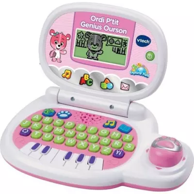 VTech ORDI P'TIT GENIUS OURSON ROSE