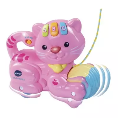 Jouet à tirer VTECH BABY - 1,2,3 P'tit Chat Rose