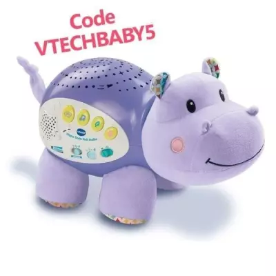 Veilleuse VTECH BABY - Hippo Dodo Nuit Etoilée, ambiance magique