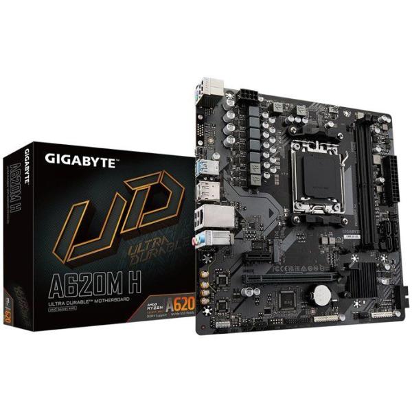 Carte mere - GIGABYTE - A620M H - Format Micro-ATX - Chipset AMD A620 - DDR5 & PCIe 4.0