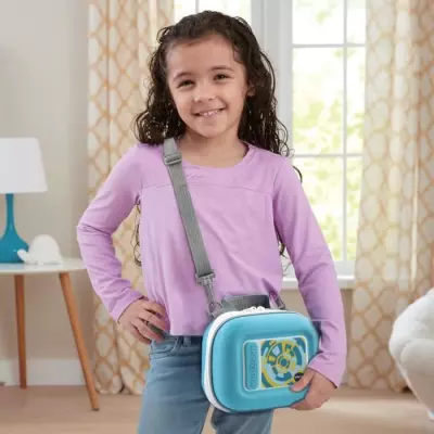 Sacoche VTECH Kidizoom Bleue - Pour appareils photos et vidéos KidiZoom