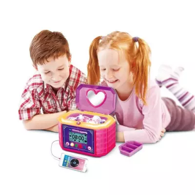 Boîte à bijoux rose VTECH - Kidisecrets: Réveil enfant glamour