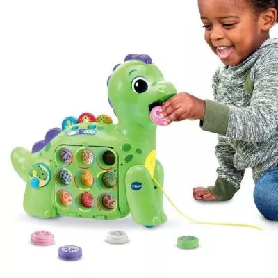 Jouet éducatif VTECH BABY Mon dino apprenti glouton - Couleurs, chiffres et aliments