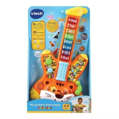 VTECH BABY - Guitare Electrique Tigre Jungle Rock - Jouet Musical