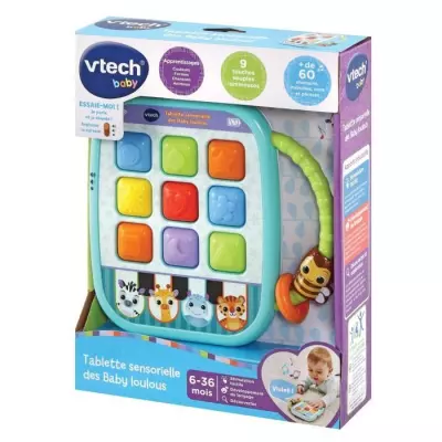VTECH BABY - Tablette Sensorielle des Baby Loulous - Éveil éducatif