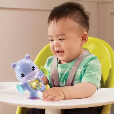 Découvrez VTECH BABY - Théo, Mon Hippo Pirouette - Jouet Hochet