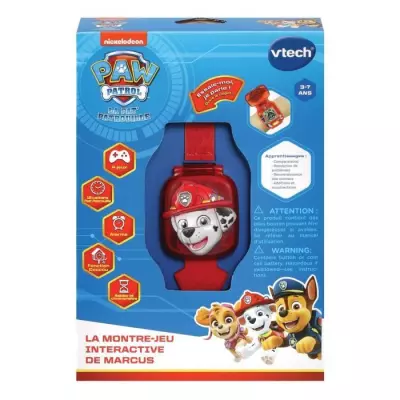 Montre-Jeu Interactive VTECH Pat Patrouille Marcus Rouge - Pour Enfant 3+