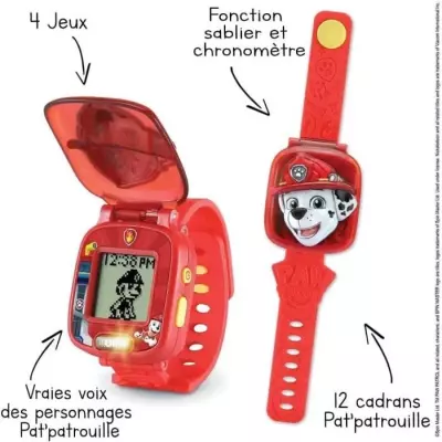 Montre-Jeu Interactive VTECH Pat Patrouille Marcus Rouge - Pour Enfant 3+