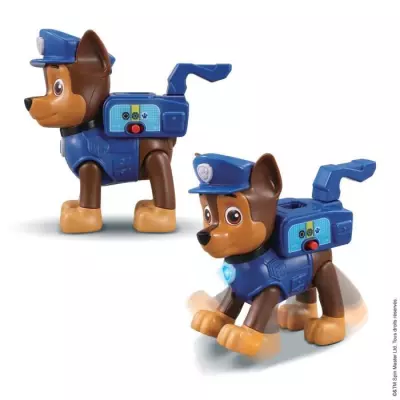 Figurine interactive VTECH Pat Patrouille Chase avec accessoires - Pour enfants de 3 à 7 ans