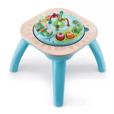 Table d'activités évolutive VTECH BABY - Nature - Jouet en bois certifié FSC