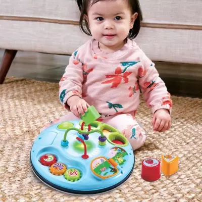 Table d'activités évolutive VTECH BABY - Nature - Jouet en bois certifié FSC
