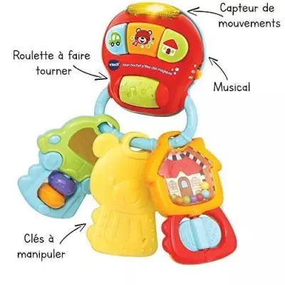 Hochet VTECH BABY P'tites Clés Magiques - Jouet interactif pour bébé
