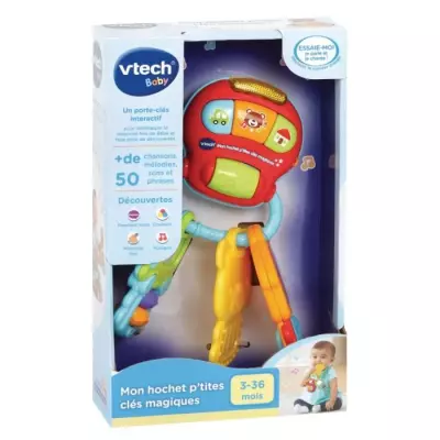 Hochet VTECH BABY P'tites Clés Magiques - Jouet interactif pour bébé
