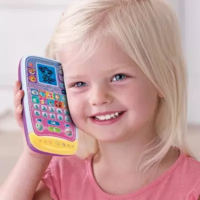 Téléphone jouet enfant Vtech P'tit Genius Magic Light Rose