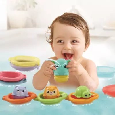 Coffret de Bain Empilo Rigol'eau by Vtech - Jeux d'eau amusants