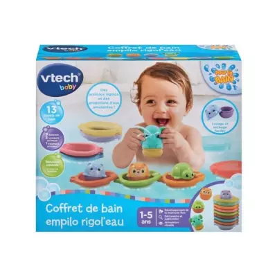 Coffret de Bain Empilo Rigol'eau by Vtech - Jeux d'eau amusants