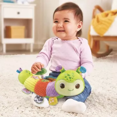 Hochet sensoriel VTECH-MYRTILLE en bouteilles plastiques recyclées