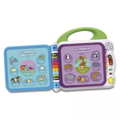 Livre Interactif VTECH Mon Imagier Bilingue - 100 Mots - Bébé - 3 Modes de Jeu