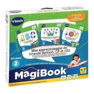 Découvrez le Pack Magibook 3 Livres pour Enfants CP/CE1 !