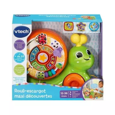 Découvrez VTECH ROULI-ESCARGOT MAXI: Boîte à Musique Amusante