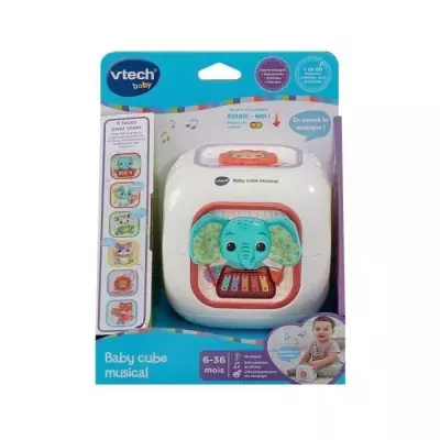 Découvrez le Baby Cube Musical pour l'éveil de bébé!