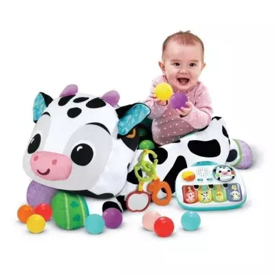 VTECH Maxi Peluche Piscine à Balles Musicale - Table d'Activité
