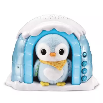 Veilleuse P'tit Pingouin Nuit Étoilée - Hochet 