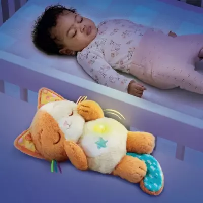 Doux hochet VTECH MON CHATON DOUCE NUIT - 14x36x25 cm
