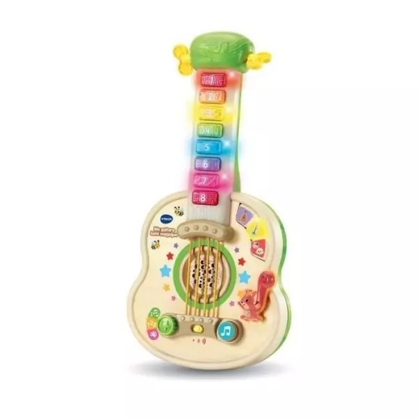 MA GUITARE LUMI MAGIQUE (JOUET AVEC PARTIE BOIS CERTIFIE FSC)