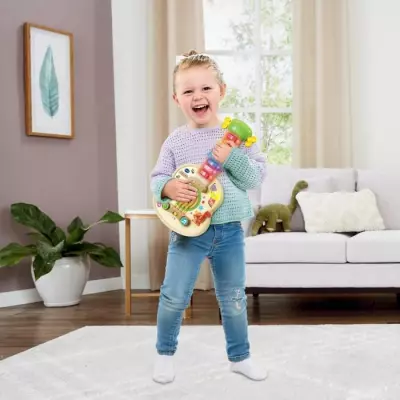Guitare Lumineuse Magique pour Enfants (Certifié FSC)