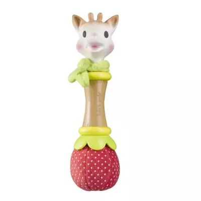 Hochet Natur'Soft Sophie la girafe - Jouet d'éveil naturel