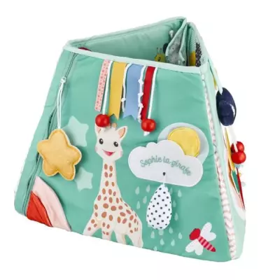 Tableau d'activité multiface Sophie la girafe - Tapis d'éveil interactif