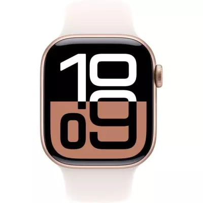 Montre Apple Watch Series 10 GPS - 42mm - Rose Gold Aluminium - Light Blush Sport Band