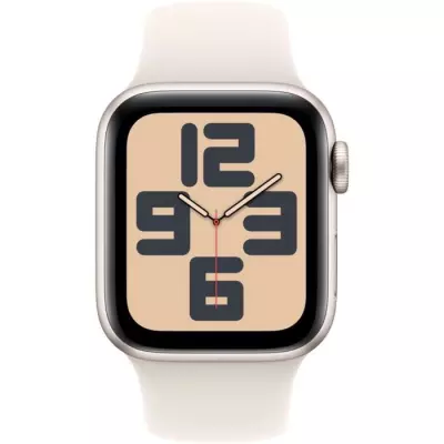 Apple Watch SE GPS 40mm Starlight Aluminium - Bracelet Sport Starlight