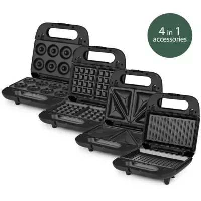Appareil à croque-monsieur 4 en 1 WEASY - Multifonction pratique