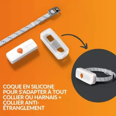 Traceur GPS pour Chat - Weenect XS Blanc 2023
