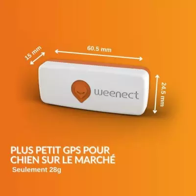 Traceur GPS pour Chien - Weenect XS Blanc (Édition 2023) Traceur GPS pour Chien - Weenect XS Blanc (Édition 2023)