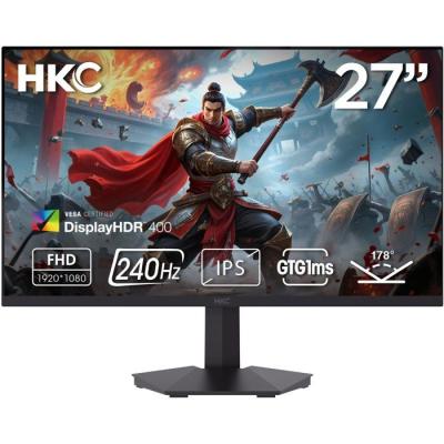 Ecran PC Gamer - HKC - 27 - FHD - 240Hz - Dalle Fast IPS - 1ms - G27H3D