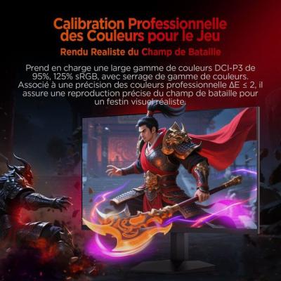 Ecran PC Gamer - HKC - 27 - FHD - 240Hz - Dalle Fast IPS - 1ms - G27H3D