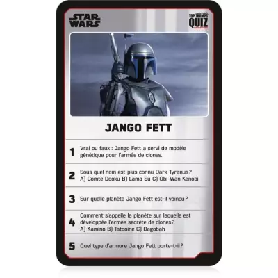 Quiz Star Wars: Jeu de plateau compact - dimensions colis 12x10x8 cm