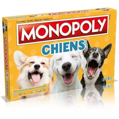 Monopoly Chiens Jeu de Société - La Meilleure Version Canine!