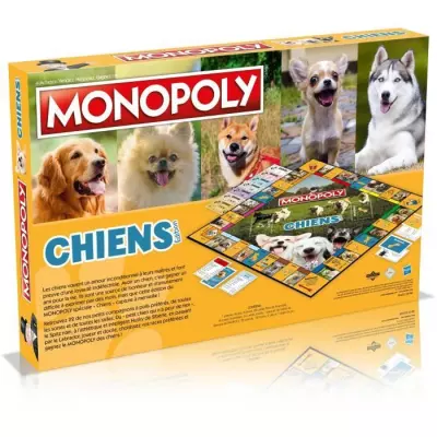 Monopoly Chiens Jeu de Société - La Meilleure Version Canine!