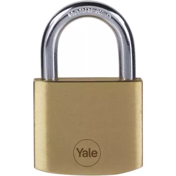 Lot de 4 Cadenas laiton - YALE - Y110B/40/122/4 - 40 mm - Anse acier - 3 clés - Casier Scolaire Ecole, vestiaire de sport, armo